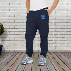 Colorado Blue Bear Cozy Unisex Fleece Joggers - Casual Wear, Comfortable Loungewear, Pants for Gym, Home, Travel, Gifting
