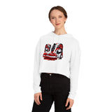 iULi'Style  -  Women’s Cropped Hooded/Sweatshirt with Sneaker Design
