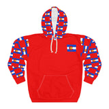 ZeLimited Colorado Checkered Flag Hoodie (All Red)