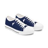 ZeLimited Female Elk Silhouette Women's Low Top Sneakers (Navy Blue)