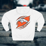 BRONCO - Blue Bear - Unisex Graphic Fleece Hoodie, Cozy Sweatshirt UNI