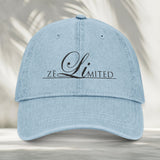 BLUE BEAR by ZeLimited -  Denim Hat - Fun Outdoor Accessory