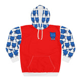 ZeLimited Blue Bear Colorado Hoodie (Men's Red & Black)