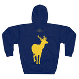 ZeLimited Female Elk Silhouette Hoodie (Navy Blue 2)