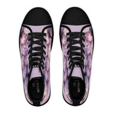 PARIZ Lavender Peonies Women's High Top Sneakers