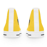 ZeLimited Female Elk Silhouette Women's High Top Sneakers (Yellow)