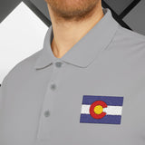 Embroidery Colorado flag - Men's polo