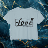 Pariz - Women's Paris Love Crop Top