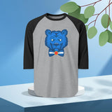 BLUE BEAR men's Raglan Tee, Graphic Shirt, Perfect for every Day, Unique Gift for Him Casual Wear, Apparel