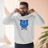 BRONCO - Blue Bear - Unisex Graphic Fleece Hoodie, Cozy Sweatshirt UNI