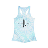 JOSI LOVE Graphic Tee, Tie Dye Racerback Tank Top - Style Shirt for Yoga and Festivals