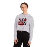 iULi'Style  -  Women’s Cropped Hooded/Sweatshirt with Sneaker Design