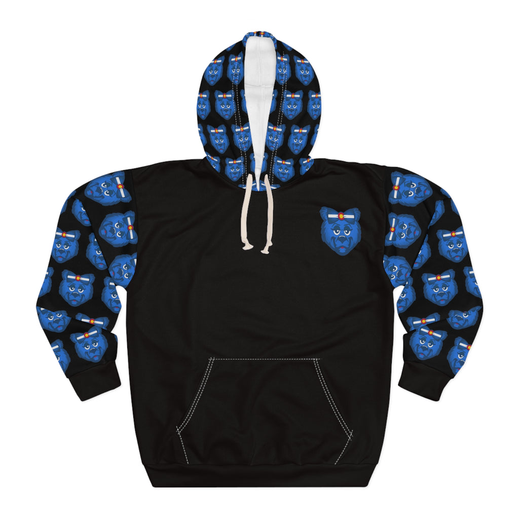 ZeLimited Blue Bear Colorado Hoodie (Women's All Black)