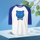 BLUE BEAR men's Raglan Tee, Graphic Shirt, Perfect for every Day, Unique Gift for Him Casual Wear, Apparel