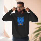 BRONCO - Blue Bear - Unisex Graphic Fleece Hoodie, Cozy Sweatshirt UNI