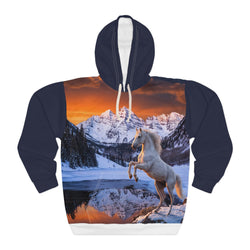 Copy of ZeLimited Wild Bronco Winter Sunset Hoodie.