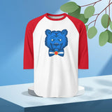 BLUE BEAR men's Raglan Tee, Graphic Shirt, Perfect for every Day, Unique Gift for Him Casual Wear, Apparel
