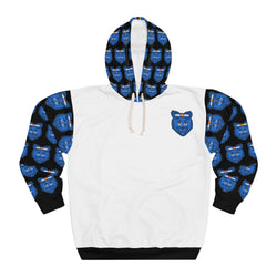 ZeLimited Blue Bear Colorado Hoodie (Women's White & Black)