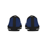 ZeLimited Male Elk Silhouette Men's Low Top Sneakers (Navy Blue)