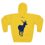ZeLimited Female Elk Silhouette Hoodie (Yellow)