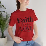 Faith, Hope, Love women's t-shirt