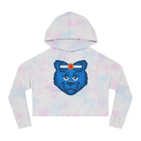 Blue Bear Cropped Hoodie
