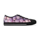 PARIZ Lavender Peonies Women's Low Top Sneakers