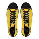 ZeLimited Female Elk Silhouette Women's High Top Sneakers (Yellow)