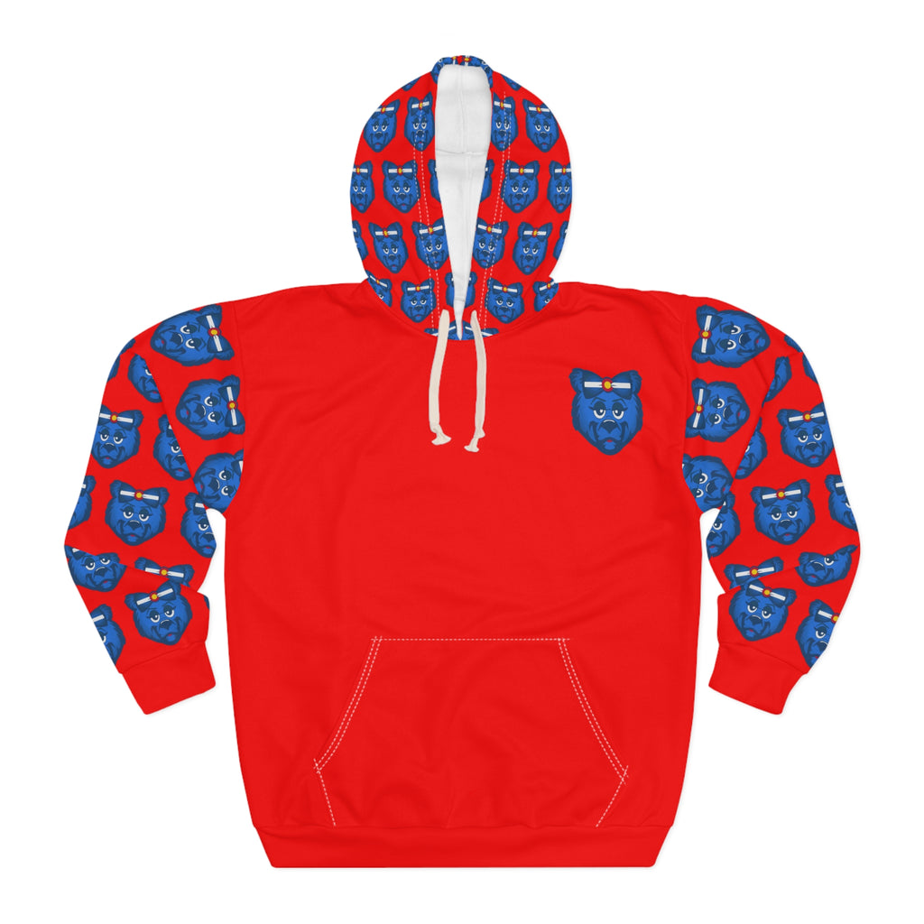 ZeLimited Blue Bear Colorado Hoodie (Women's All Red)