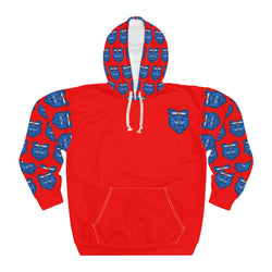 ZeLimited Blue Bear Colorado Hoodie (Women's All Red)