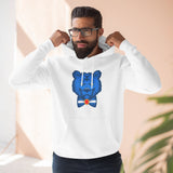 BRONCO - Blue Bear - Unisex Graphic Fleece Hoodie, Cozy Sweatshirt UNI