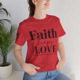 Faith, Hope, Love women's t-shirt
