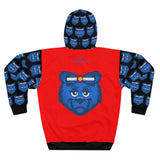 ZeLimited Blue Bear Colorado Hoodie (Women's Red & Black)