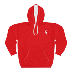 ZeLimited Male Elk Silhouette Hoodie (Red)
