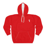 ZeLimited Male Elk Silhouette Hoodie (Red)