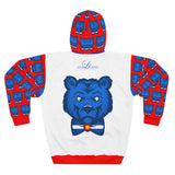 ZeLimited Blue Bear Colorado Hoodie (Men's Red & White)