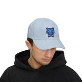 Classic Dad Cap with Blue Bear Embroidery - Casual and Stylish Headwear for everyone