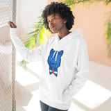 BRONCO - Blue Bear - Unisex Graphic Fleece Hoodie, Cozy Sweatshirt UNI