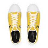 ZeLimited Male Elk Silhouette Men's Low Top Sneakers (yellow)