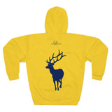ZeLimited Male Elk Silhouette Hoodie (Yellow)
