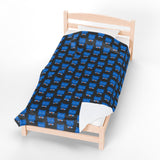 Blue Bear - Men's Velveteen Plush Blanket