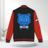 Colorado Blue Bear Letterman Jacket, Unisex Varsity Style, Perfect for Sports Fans, College Events, Casual Wear, Gifts for Him/Her