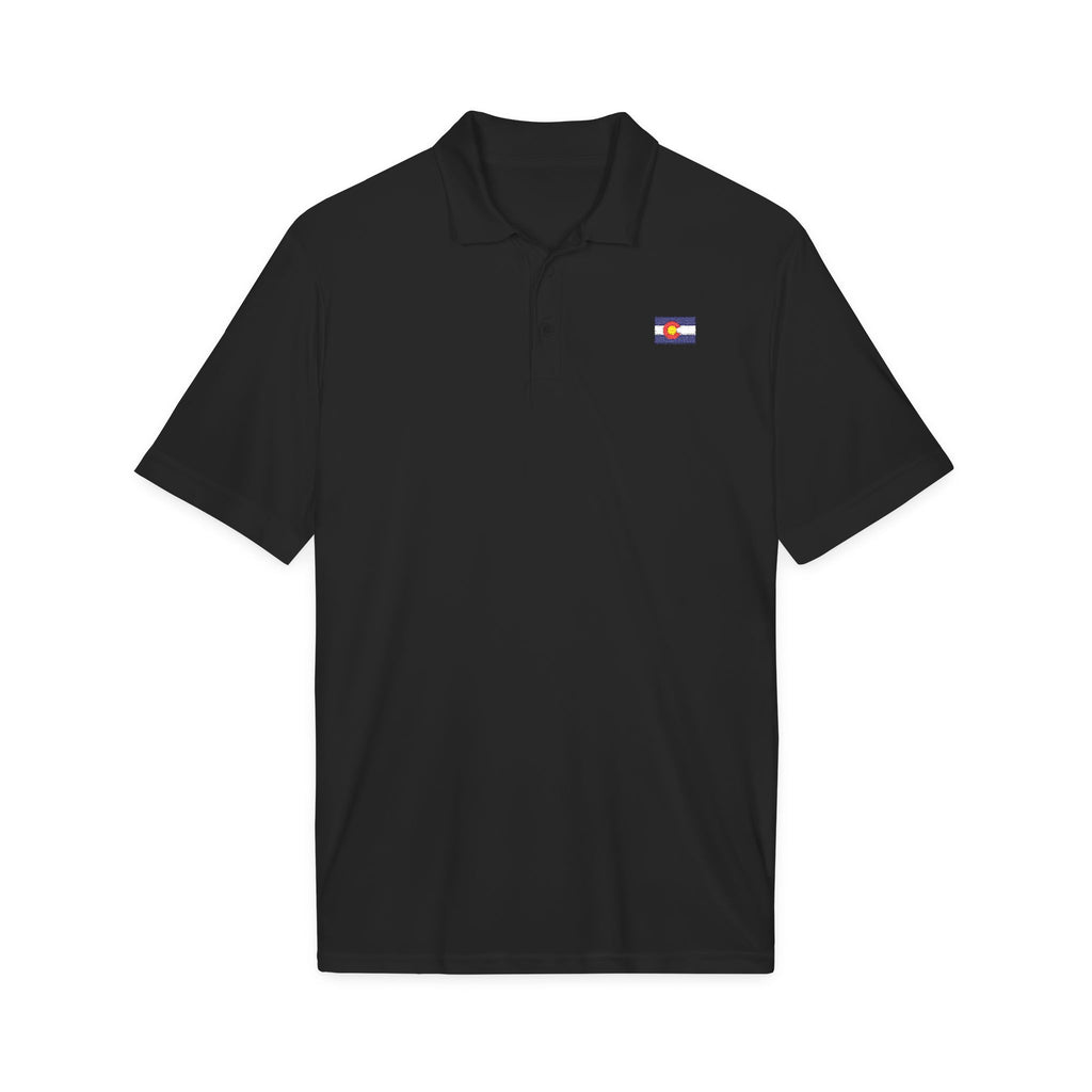 Embroidered Colorado Flag Unisex Performance Polo