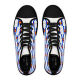 Colorado Checkered Flag Women's High Tops (white background)