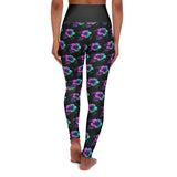 iULi'Style - Floral High Waisted Yoga Leggings, Workout Leggings, Fitness Apparel,, Yoga Pants, Summer Fashion