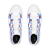 Colorado Checkered Flag Men's High Tops (white background)