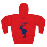 ZeLimited Male Elk Silhouette Hoodie (Red 2)