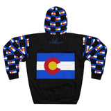 ZeLimited Colorado Checkered Flag Hoodie (All Black)