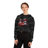 iULi'Style  -  Women’s Cropped Hooded/Sweatshirt with Sneaker Design