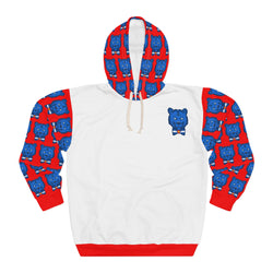 ZeLimited Blue Bear Colorado Hoodie (Men's Red & White)